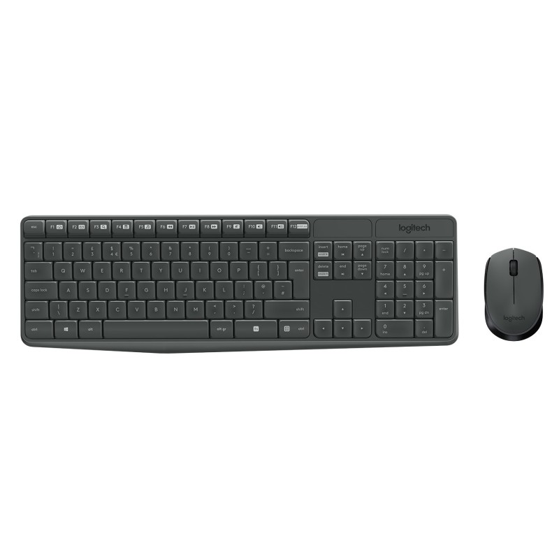 Logitech MK235 - Tastatur-und-Maus-Set - kabellos